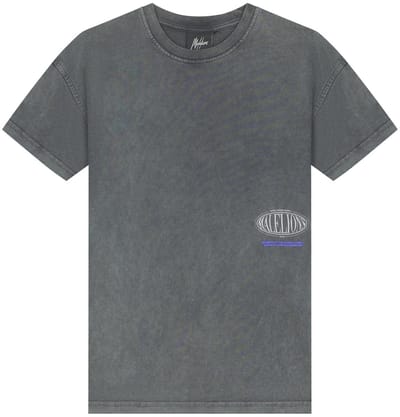 Malelions - Junior Relaxed White Heron T-Shirt - Acid Wash - Maat 128