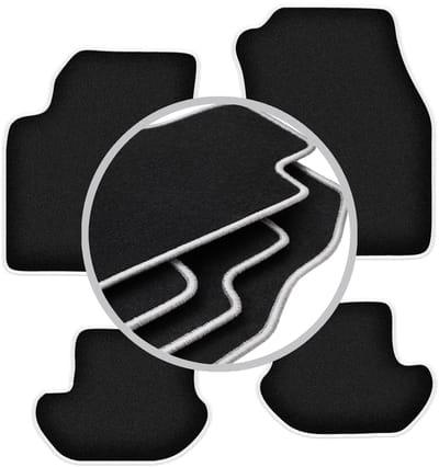 CARLUX-SILVER automatten voor: Ford Ka MK1 hatchback (1998-2006)