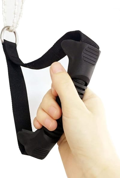 SnelShoppen - 6 Stuks Fitness Handgrepen - Duurzame PVC+PP Handgrepen voor Zware Kabelmachines - Ideaal voor Thuis Gym - Niet-Glijdend en Comfortabel