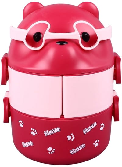 Dailygoody - Draagbare lunchbox - Thermische isolatie - Lichtgewicht en praktisch - Roze - Voor school en werk - Perfect voor onderweg - Multifun