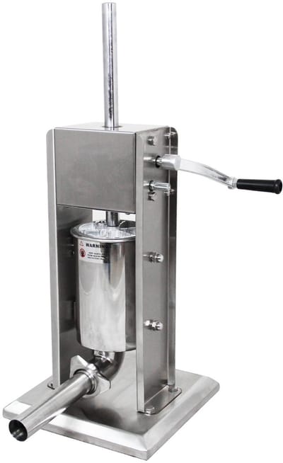 Worstvuller - zilver - 5 liter - met 5 trechters 13-40 mm