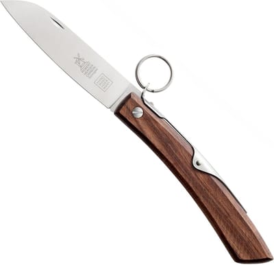 Robert Herder IBEX – Zakmes – Inklapbaar – Lemmet 120 mm – Carbonstaal – Heft Zwart Walnotenhout