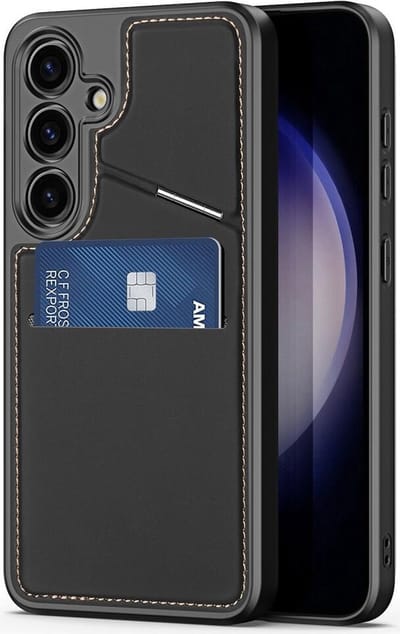 Dux Ducis - Telefoon Hoesje geschikt voor de Samsung Galaxy S24 - Rafi Mag Series - Back Cover - Zwart