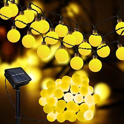 Zonne-energie Lichtsnoer voor Buiten - Waterdichte 50 LED Fairy Lights met 8 Verlichtingsmodi voor Tuin, Feesten en Kerstmis