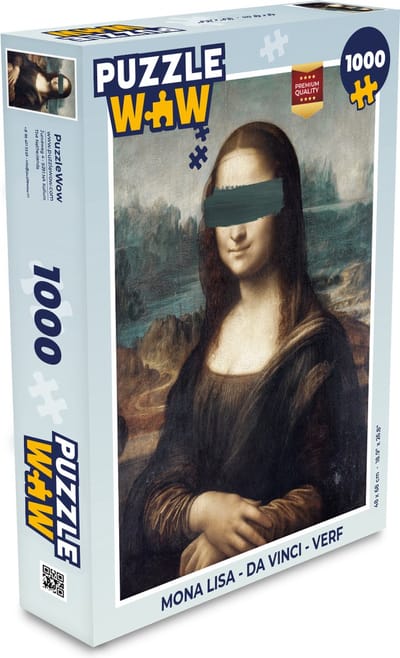 Puzzel Mona Lisa - Da Vinci - Verf - Legpuzzel - Puzzel 1000 stukjes volwassenen