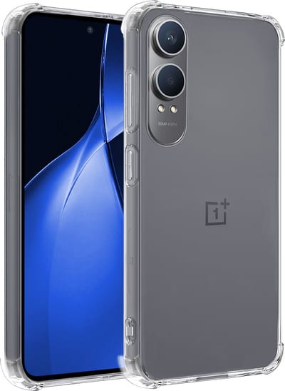 Hoesje - Geschikt voor OnePlus Nord CE 4 Lite - Sterk & Shockproof - Siliconen Shock Case - Hoes Cover - Telefoonhoes - Transparant