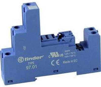 Finder 97.01 Relaissocket Finder 46.61 (l x b x h) 82.9 x 15.8 x 35.3 mm 1 stuk(s)