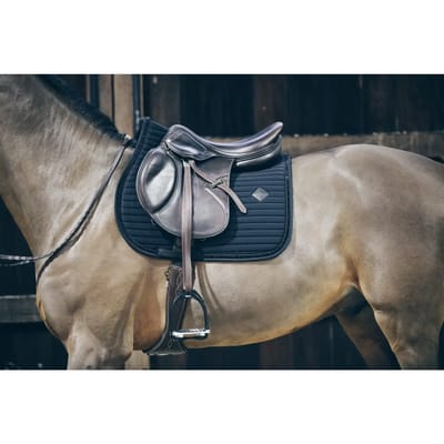 Kentucky Horsewear - Zadeldoek Pearls jumping zwart
