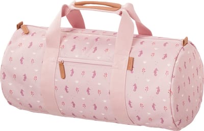 Fresk Kleine weekendtas 20 L - Sporttas voor Kinderen - Reistas - Logeertas Meisjes - Roze - Seahorse