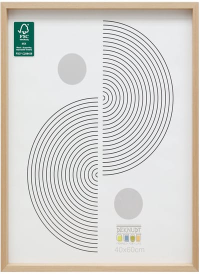 Deknudt Frames fotolijst - lichte houtkleur - strak - hout - FSC Mix - 40x60
