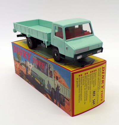 Modelauto Berliet Stradair benne basculante laterale green - Schaal 1:43