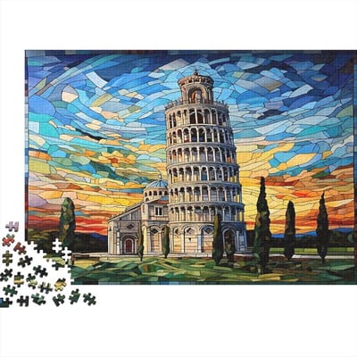 Puzzel 1000 Stukjes - Volwassenen Puzzel - Ontspanning Thuis - Gedetailleerd Motief - 52 x 38 cm - Kleurrijk