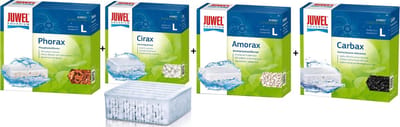 Juwel - Phorax + Cirax + Amorax + Carbax - Bioflow 6.0/Standaard (L) - aquarium filtermateriaal - Voordeelverpakking
