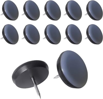 Famanu - Meubelschuifregelaars voor tapijt en hardhouten vloeren, zelfklevende meubelglijders, zelfklevende meubelschuifregelaars pads (25 mm x 25 mm)