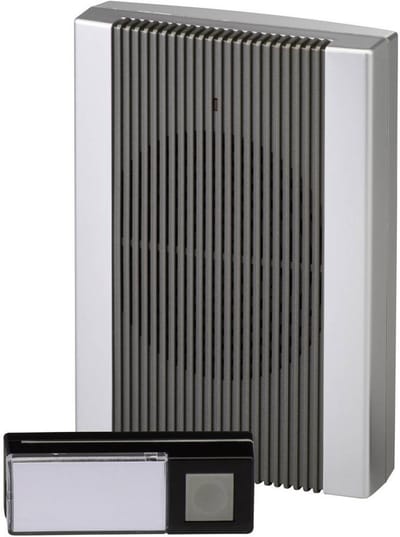 Draadloze Deurbel - Bel Systeem - Toegangscontrole - Eenvoudige Installatie - 18 x 12.5 cm - Zwart