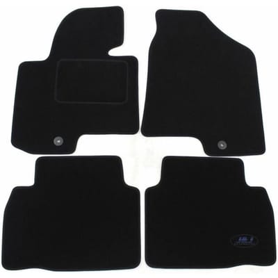 J&amp;J AUTOMOTIVE | Tapis De Sol Noir Velours Sur Mesure Pour Kia Ix35 2010-2015