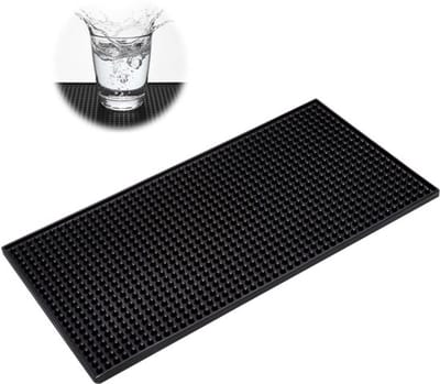 Store_7 - Afdruipmat - Rubber - Antislip - Zwart - Koffie en bar - Ideaal voor