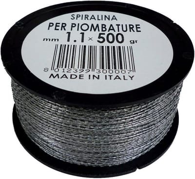 Spiraaldraad voor Lood - Vislijn Monofilament - Visserij Uitrusting - Enkele Streng - 280 Meter Rol - Zilver