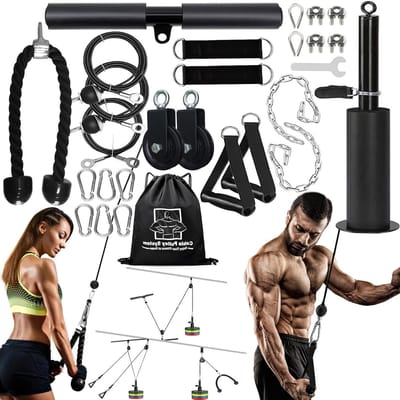 Professionele Pulley Kabelsysteem voor Thuis Fitness - Armkracht Training, Biceps, Triceps en Schouders Versterken