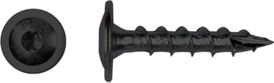 PGB PFS Schotelkopschroef Flenskop Zwart Verzinkt TX40 - 8.0 x 40 mm (50 stuks) - met Snijpunt