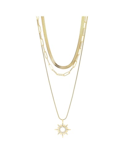 AKZENT Akzent damesketting met hanger Ionenplattierung