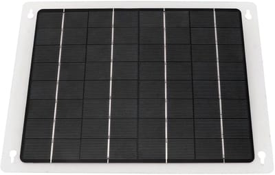 Draagbaar Zonnepaneel - Energie Oplader - Off-Grid Opladen - Compleet Installatiepakket - 20W 12V - Zwart