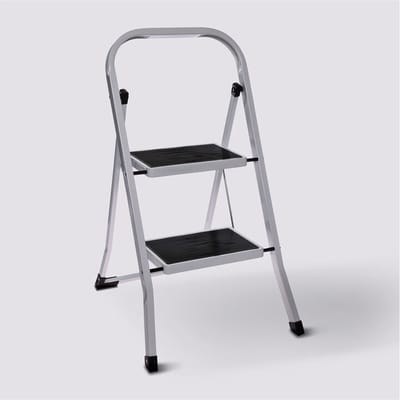 TRAPLADDER - 2 TREDEN - HOOGTE 104 CM