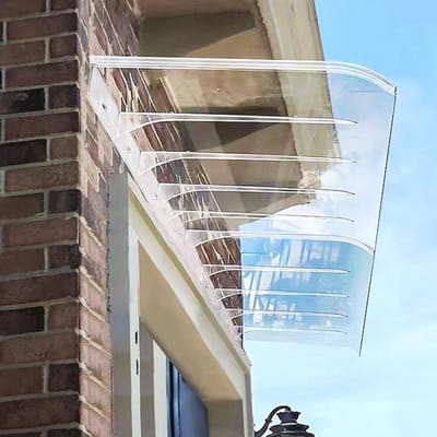 Doorzichtige Luifel - Dakbeschermer - Buitenbescherming - Zelfreinigend Polycarbonaat - 50 x 150 cm - Transparant