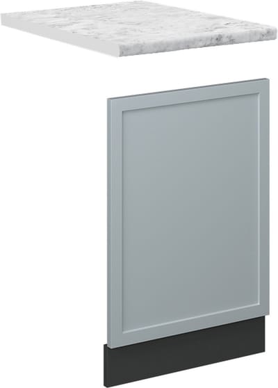 Vicco Fame-Line Frontpaneel – 45 cm, WB Marmer Licht blauw-grijs