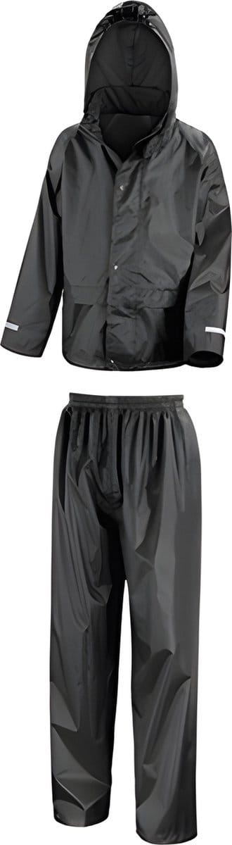 Result Core - Junior Rain Suit - Black - XL (11-12)