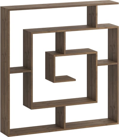 Hocus Picus Boekenkast - Donker Eiken - 125x22x129 cm