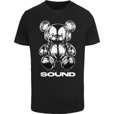 Mister Tee Feel The Sound Chrome Bear T-shirt MT3712