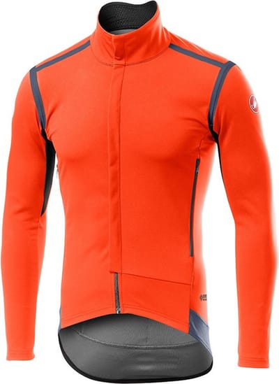 Castelli Perfetto Ros Goretex Jas Oranje S Man
