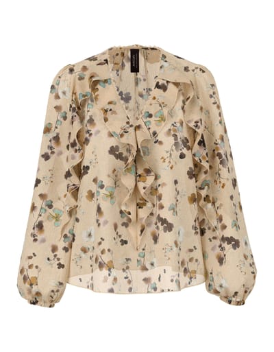 Marccain Blouse Blouses Creme Bc 51.08 W54