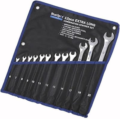 Sleutel Set - Combinatiesleutels - Monteren & Demontage - Extra Lange Set - 12 Delig