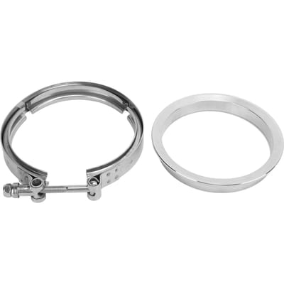 5.75in Uitlaat Downpipe Flensklem Vervanging voor Borg Warner S400 S480 S463 S467 T6 Turbo white
