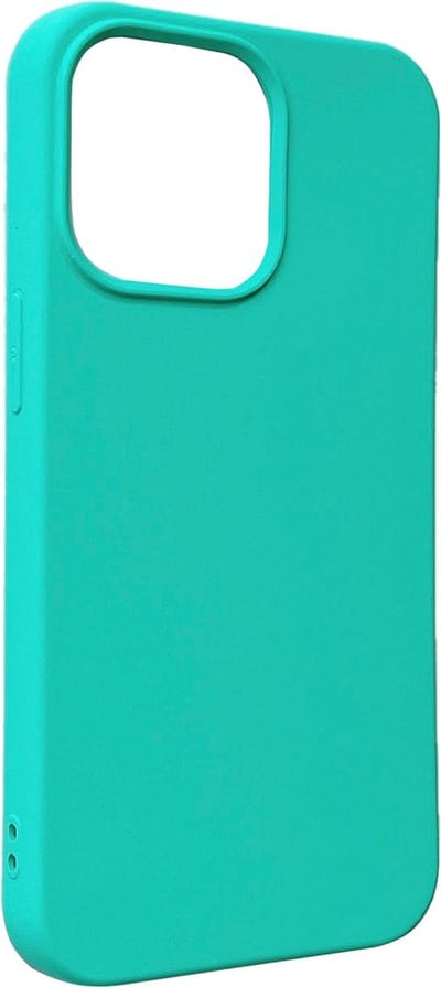 Hoogwaardige Siliconen back cover case - Geschikt voor iPhone 13 Pro - Premium Kwaliteit TPU hoesje Turqoise - (Past Alleen iPhone 13 Pro)