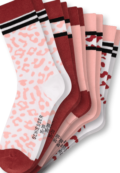 Meisjessokken, set van 5, meerkleurig - Legwear Teens 39/42