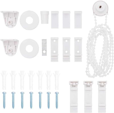 Rolgordijn Onderdelen - Bevestiging Set - Gordijnen Repareren - Stabiel Duurzaam Materiaal - 18 mm - Wit
