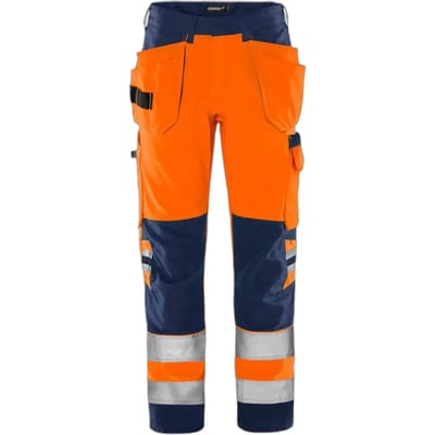Hoge-visibility werkbroek klasse 2 Fristads Green 2641 GPLU