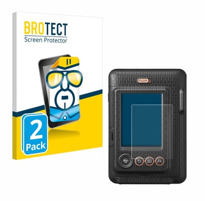 BROTECT - Screenprotector voor Fujifilm Instax Mini LiPlay - Folie Beschermfolie transparant 2 Stuks