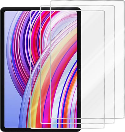 Cadorabo 3x Screenprotector geschikt voor Xiaomi Redmi Pad Pro 2024 in Kristalhelder - Getemperd Pantser Film (Tempered) Display beschermend glas in 9H hardheid met 3D Touch