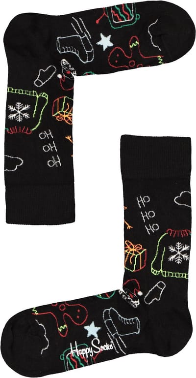 Happy Socks Ho Ho Ho Socks - unisex sokken - Unisex - Maat: 36 - 40
