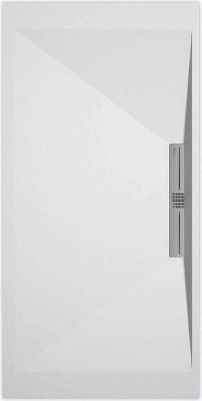 Sanifun douchebak Stone Side White Smooth 1100 x 900 S