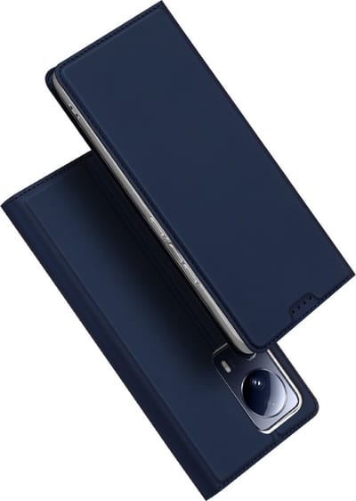 Dux Ducis - Geschikt voor Xiaomi 13 Lite - Slim bookcase hoesje - Donkerblauw