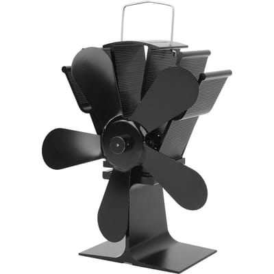 5-Blads Houtkachel Ventilator Warmte-aangedreven Haard Ventilatoren Eco-vriendelijk Hoge Efficiëntie voor Houtkachel