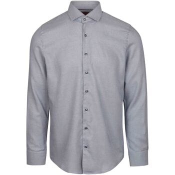 Suitable Overhemd Triangle Donkerblauw (navy) - Maat 40 - Heren - Casual Shirt