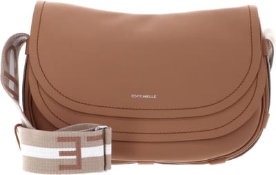 COCCINELLE Leren Schoudertas Raquel Crossbody Bag Skin / Gazpacho Lichtbruin