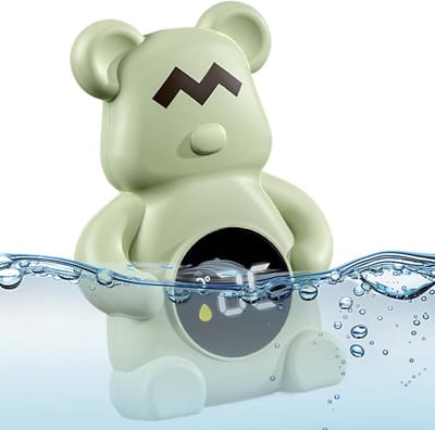 Baby Badthermometer - Water Temperatuurmeter - Veilig Baden - Zelfnivellerend - 15 cm - Groen