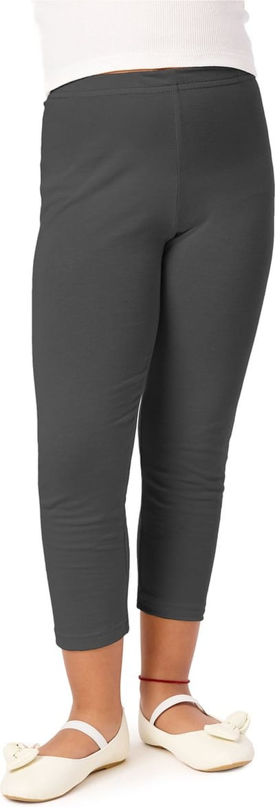 Merry Style MS-MS10-131-LE Meisjes Leggings - Sport - Vrijetijdsbroek - Lang- Viscose - Sporbroek - Yogabroek - Grafiet - 110